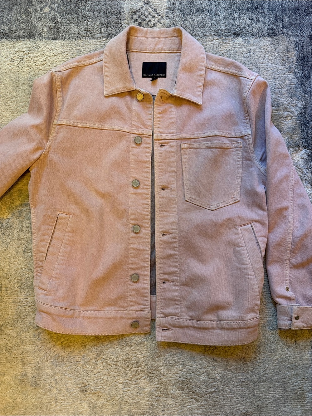 Banana Republic Dusty Pink Denim Jacket